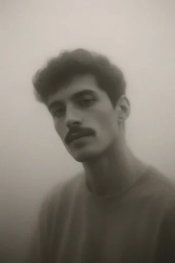Ethereal Monochrome Pictorialism style reference image — sfumato effect