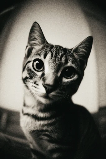 Cinematic Monochrome Noir style reference image — surrealist composition