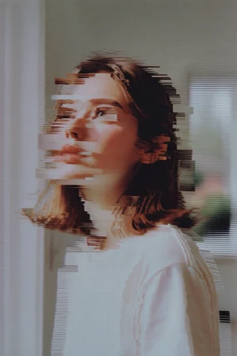 Surreal Glitch Etherea moodboard — generate AI images in this style
