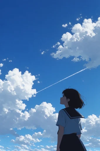 Nostalgic Anime Summer moodboard — generate AI images in this style