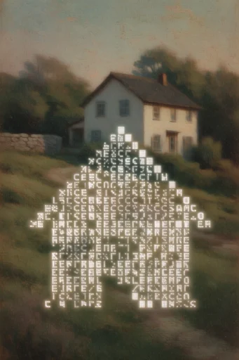 Luminous Digital Archeology style reference image — hazy atmospheric lighting