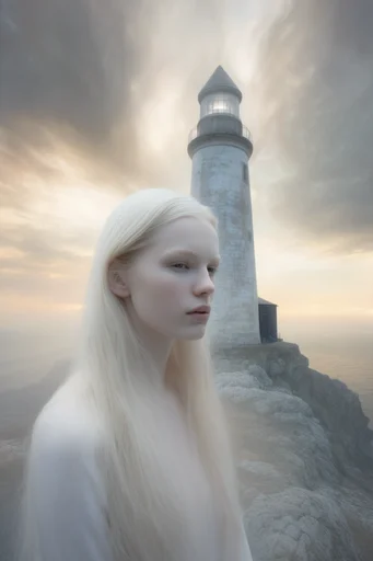Ethereal Minimalist Portraiture style reference image — dreamy atmosphere