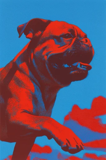 Neon Dithered Graphic style reference image — ink-splattered shadows