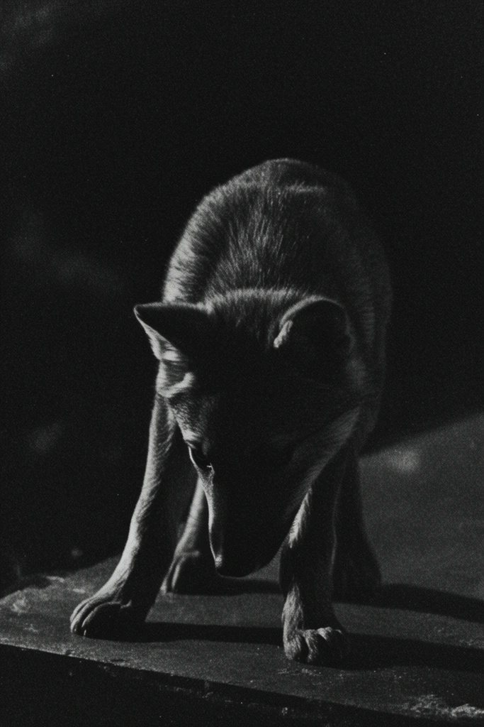 Cinematic Chiaroscuro Noir style AI image example 3