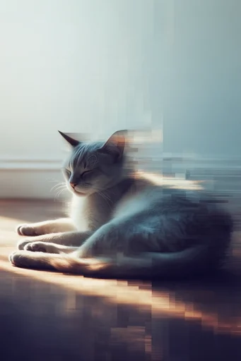 Surreal Digital Deformation style reference image — surreal experimental photography