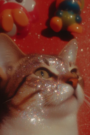 Neon Crimson Surrealism style AI image example 3