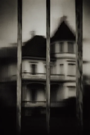 Analog Glitch Noir style AI image example 4