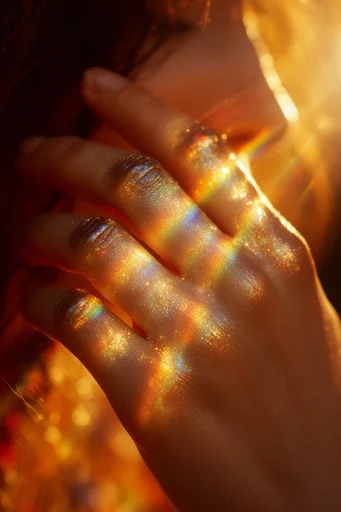 Celestial Prismatic Macro style reference image — galaxy iris