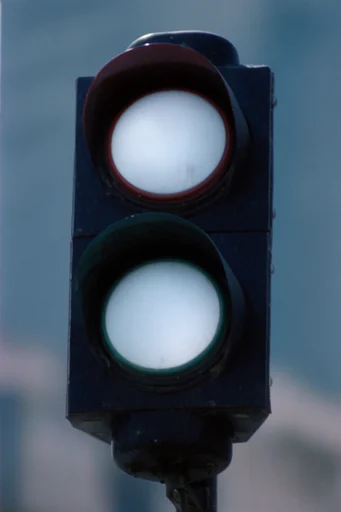Cinematic Fractured Noir style reference image — slitscan distortion