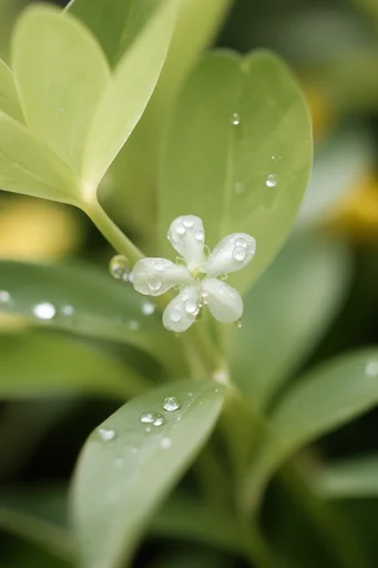 Luminous Botanical Macro style reference image — creamy bokeh background