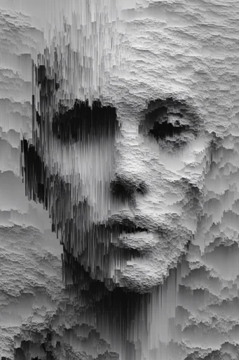 Erosive Digital Glitch moodboard — generate AI images in this style