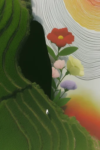 Minimalist Pastoral Chiaroscuro style reference image — golden hour light