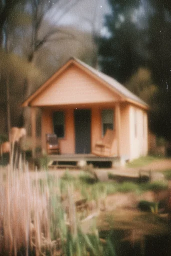Nocturnal Lo-Fi Pictorialism style AI image example 4