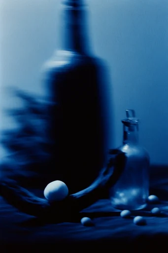 Spectral Cyan Motion style reference image — airbrush art