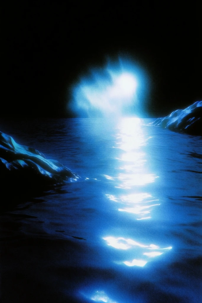 Luminous Cyan Nocturne style AI image example 2