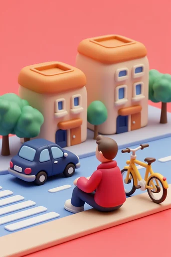 Whimsical Tactile 3D style reference image — 3D claymation style
