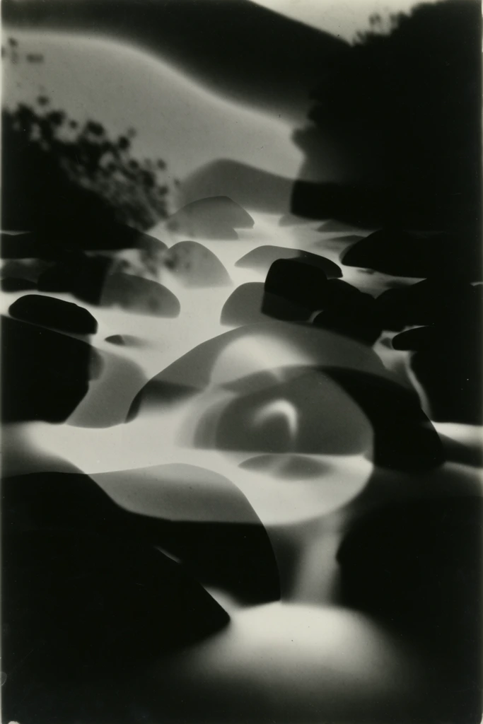 Experimental Darkroom Surrealism style AI image example 2