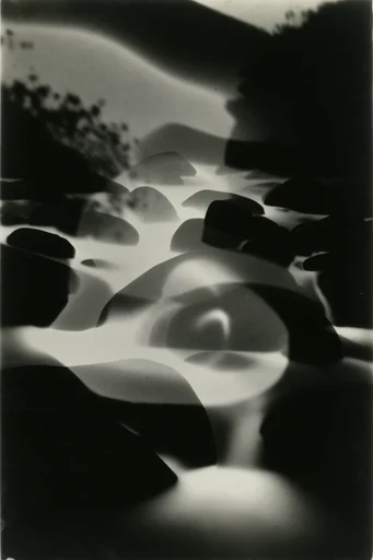 Experimental Darkroom Surrealism style AI image example 2