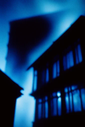 Spectral Cobalt Nocturne style reference image — ethereal cyan glow