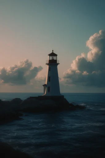 Nostalgic Cinematic Solitude style reference image — moody silhouette