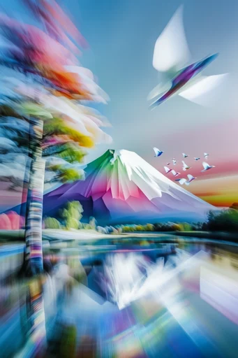 Kinetic Impressionist Motion style AI image example 2