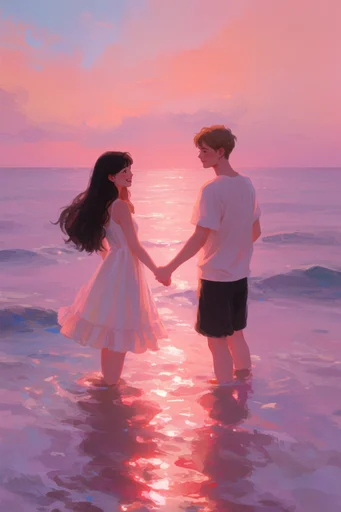 Luminous Ethereal Pastel style AI image example 2