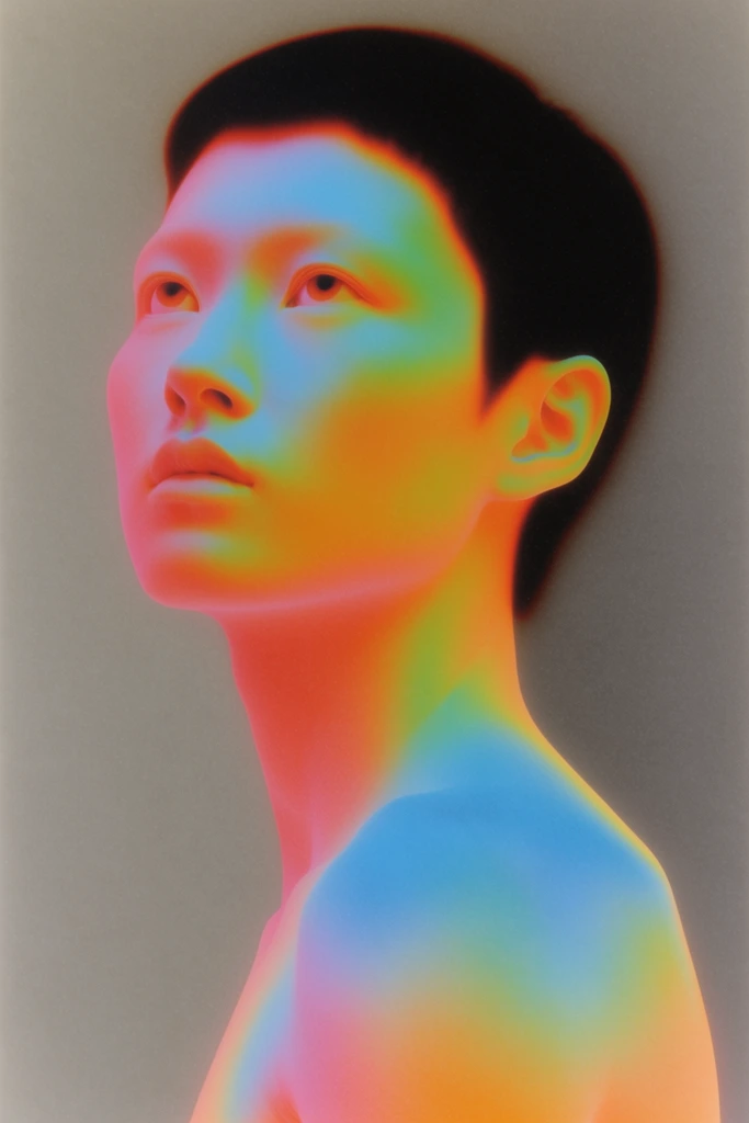 Thermal Grain Surrealism style AI image example 1