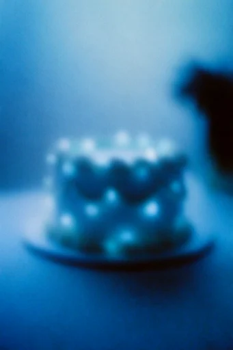 Ethereal Cyanotype Dreamscape style reference image — deep cobalt and cyan