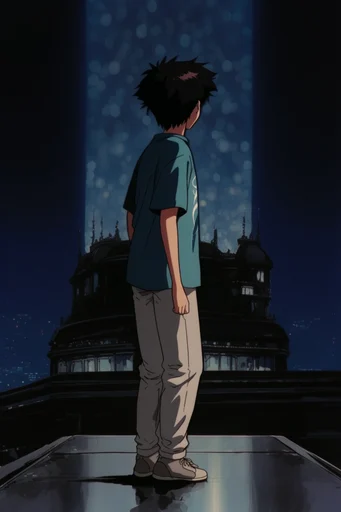 Midnight Cel Aesthetic moodboard — generate AI images in this style