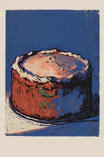 Graphic Woodcut Modernism style reference image — minimalist printmaking