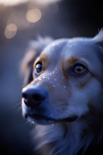Luminescent Macro Ethereal style reference image — translucent textures