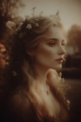Timeless Sepia Allegory style reference image — chiaroscuro lighting