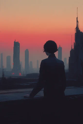 Cinematic Nocturnal Anime moodboard — generate AI images in this style