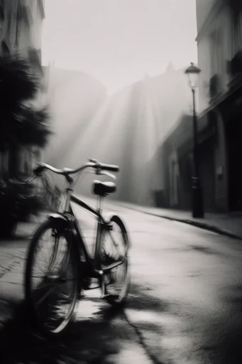 Kinetic Spectral Monochrome style reference image — fine art photography