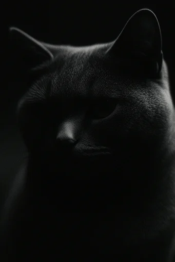 Cinematic Noir Minimalism style reference image — gritty analog texture