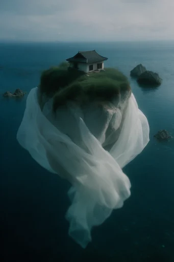 Ethereal Aquatic Melancholia style reference image — diffused soft lighting