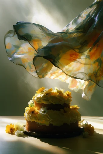 Ethereal Kinetic Surrealism style reference image — painterly texture