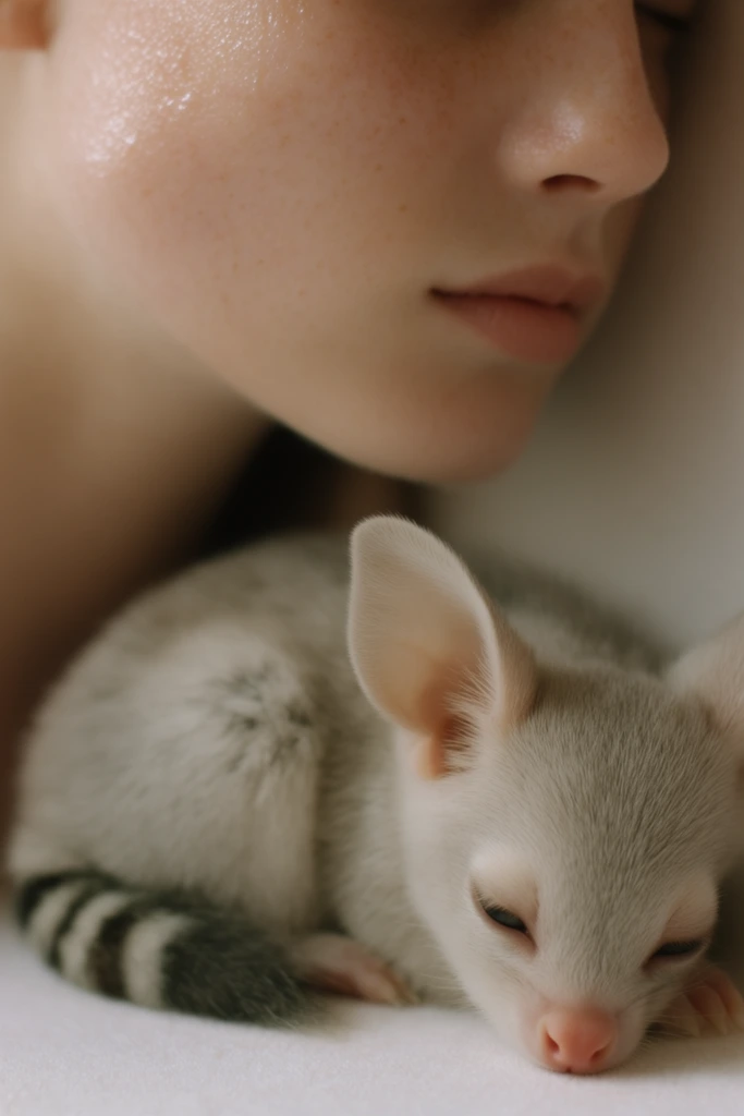 Ethereal Minimalist Portraiture style AI image example 3