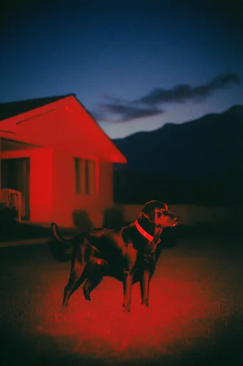 Crimson Nocturnal Liminality style reference image — high contrast shadows