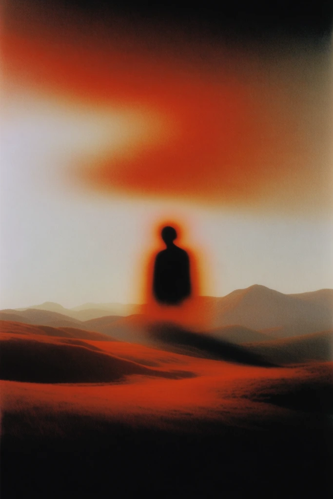 Luminous Spectral Silhouette style AI image example 2