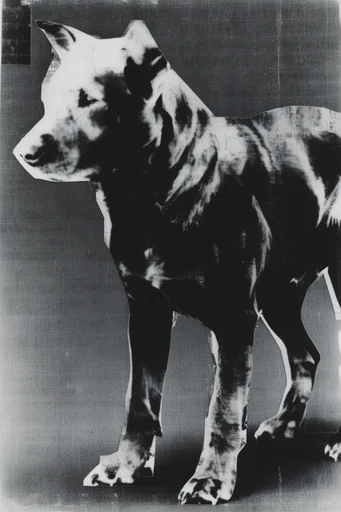 Distressed Analog Noir style AI image example 3