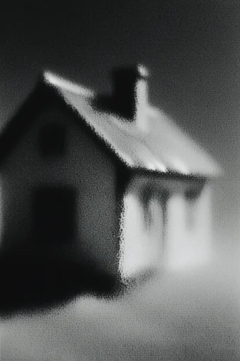 Haunting Pictorialist Noir style AI image example 4