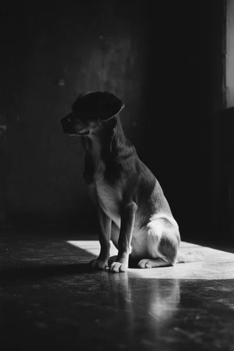 Cinematic Noir Chiaroscuro style reference image — textured noise