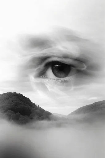 Monochrome Ethereal Blur style reference image — ethereal motion blur
