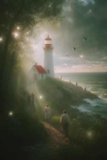 Mystical Folklore Dreamscape style reference image — dreamy backlighting
