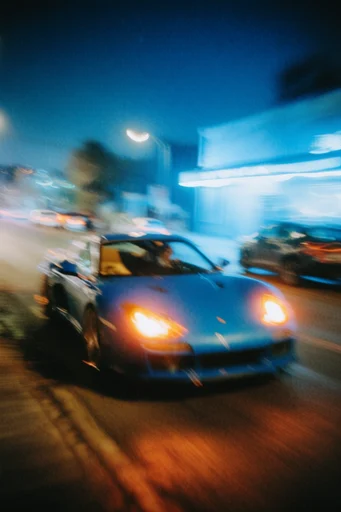 Kinetic Nocturnal Blur style reference image — cinematic diffusion