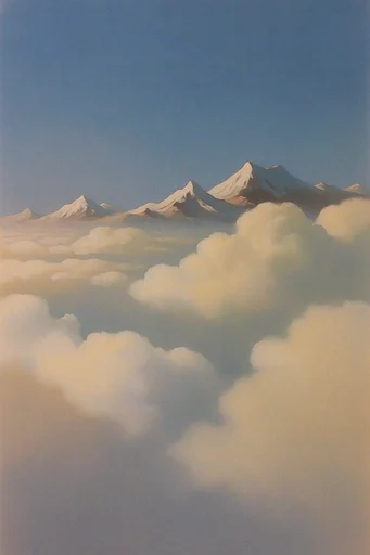 Ethereal Analog Surrealism style reference image — soft diffused lighting