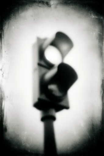 Spectral Gothic Daguerreotype style reference image — distressed wet plate texture
