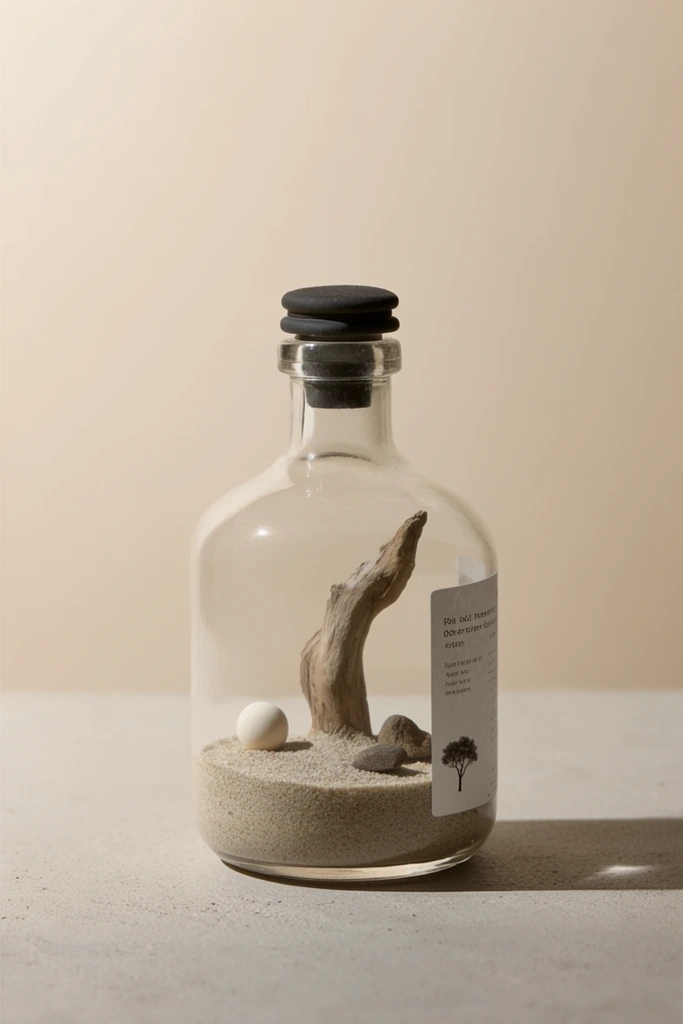 Tactile Earthy Minimalism style AI image example 2