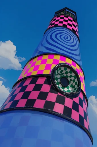 Hyper-Vivid Chrome Pop style reference image — vibrant pop surrealism